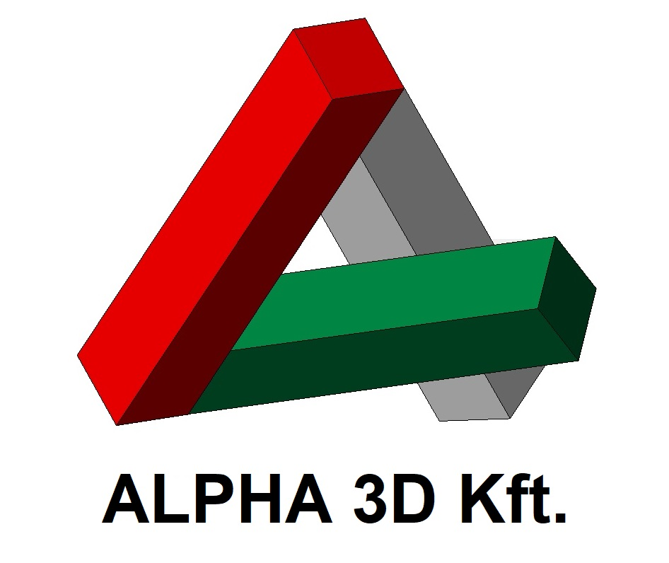 Alpha 3D logó
